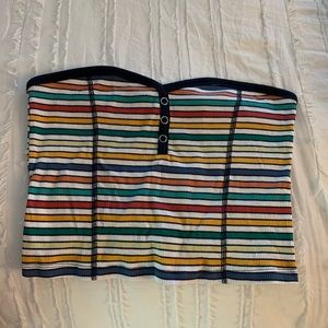 Rainbow tube top